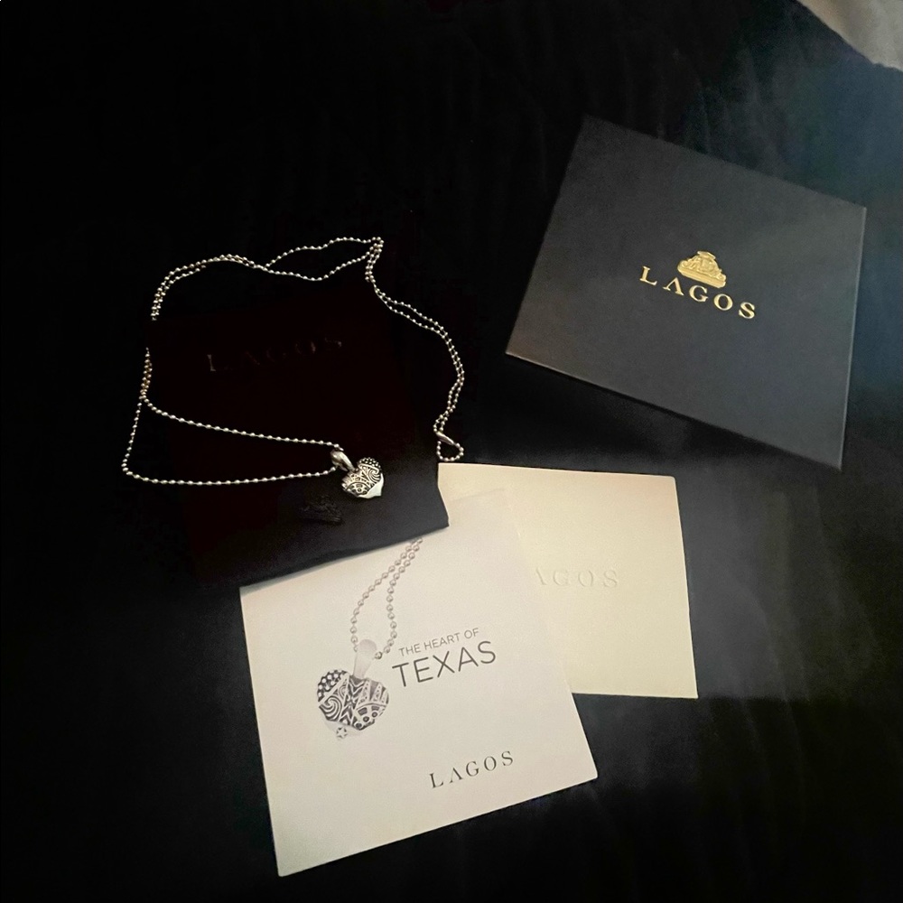 Lagos Heart of Texas necklace
